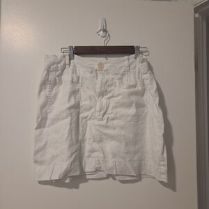 EUC Maeve Ivory Linen Blend Skirt, Size XL